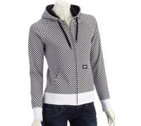 Vans Womens Check Over Fleece Black/White Fleece - Small