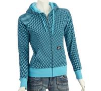 Vans Womens Check Over Fleece Pewter/Chlorine Fleece - Small