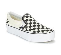 Vans Women's Classic Slip-on Platform Loafer, Black and White Checker White Bww, 7 UK