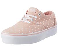 Vans Women's Doheny Platform Sneaker, (Suede Dots) Peachy keen/White, 8 UK VN0A4U21A3B1