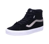 Vans Women's Filmore Hi Sneaker, (Suede Metallic) Black/Hematite, 3 UK (35 EU)