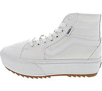 Vans Women's Filmore Hi Tapered Platform St Sneaker, Canvas White, 7.5 UK