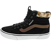 Vans Women's Filmore Hi Vansguard Sneaker, Cozy Animal Black, 5 UK (38 EU)