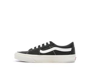 Vans Women's Grey/White Sneakers Sk8-low Canva, grey, 3 UK