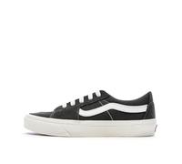 Vans Women's Grey/White Sneakers Sk8-low Canva, grey, 5 UK
