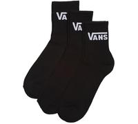 Vans | Women's, Half Crew Socks, 3-Pack, Black, 5-9 UK