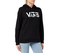 Vans Women's Hooded Sweatshirt Drop V Logo Hoodie, Black, XXS