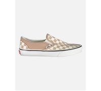 Vans Women's Iconic Slip-On Check Pattern Sneakers Women - Beige - Cream