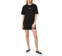 Vans Women's Logo Tee Dress, Black, Size L, Women Black
