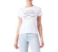 Vans Women's Lokkit Crew Tee-B T-Shirt, White, L