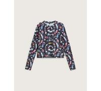 Vans Womens Ludlow Mesh Long Sleeve - Black - Size X-Large