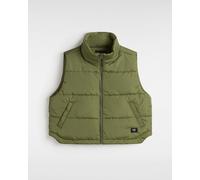 Vans Womens Mte Foundry Vest Jacket - Green - Size Small