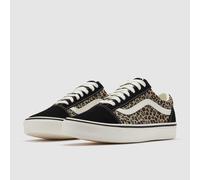 Old Skool Trainers Black/Leopard Print