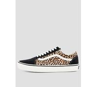Vans - Low-top skate shoes - Old Skool Black Leopard for Women - Size 4 UK - Brown Brown 4 UK