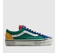 Vans Women's Old Skool Pearlised LX Trainers in Green & Blue, Suede, Size: 6 UK 6 (EU 39)