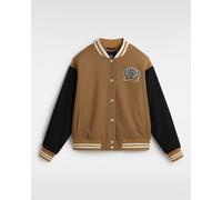 Vans Womens Piper Stadium Jacket - Brown - Size X-Large