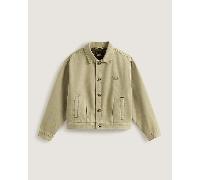 Vans - Womens Pomona Station Jacket Soft Sage, Woman, Beige, Size: XL