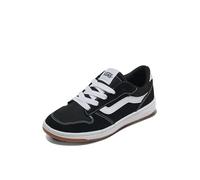 Vans Women's Ryland Sneaker, Suede Canvas Black White, 4 UK