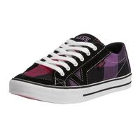 Vans Women's Tory Flat (Buff Plaid) Black/Purple VXFQ3SU 8 UK