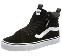 Vans Women's WM Filmore Hi VansGuard Sneaker, (Suede) Black/White, 7.5