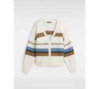Vans Womens Valerie Stripe Cardigan - Cream - Size Small
