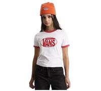 Vans - Center Chest Ringer T-Shirt, Woman, White, Size: S