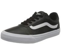 Vans Women's Ward Deluxe Sneaker, (Tumble) Black/White, 3 UK