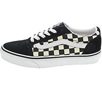 Vans Women's Ward Sneaker, Checkerboard Black White, 3.5 UK