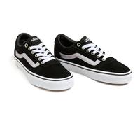 Vans Women's Ward Sneaker, Metallic Sidestripe Black, 2.5 UK