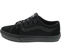 Vans Women's Wm Filmore Decon Sneaker, (Suede/Canvas) Black/Black, 2.5
