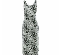 VANS Women's ZINE Sting Stretch Cotton Midi Dress, Black/White, size XS