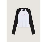 Vans - Y2K Star Raglan Long Sleeve T-Shirt, Woman, Black, Size: XL