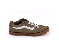 Vans Youth's Caldrone Sneaker, pop Olive/Gum, 4 UK