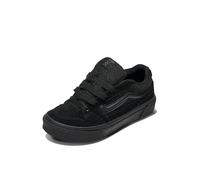 Vans Youth's Caldrone Sneaker, Suede/mesh Black/Black, 12 UK
