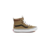 Vans Youth's Filmore Hi Vansguard Sneaker, Cozy Plaid Olive/White, 2 UK