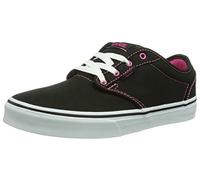 Vans Z Atwood, Girls' Low-Top Trainers, Black Canvas, 10.5 UK Child