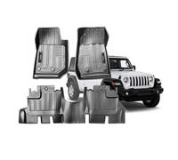 Vanseno Compatible for 2007-2018 Jeep Wrangler JK 4 Door Floor Mats 1st & 2nd Row All Weather TPE Rubber Protection Mat Accessories(for 2007-2018 Jeep Wrangler JK 4 Door)