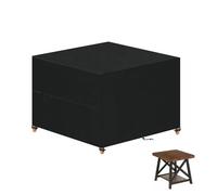 VANSHEIM Cube Garden Furniture Covers Waterproof,Anti-UV 420D Oxford Fabric Outdoor Patio Table Covers for Outside Garden Furniture,Coffee Table and Chair 70x70x70cm