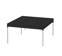 VANSHEIM Outdoor Table Top Covers Waterproof Table Cover Outdoor Furniture Cover Windproof Garden Table Cover 420D Oxford Fabric 120x90x15cm