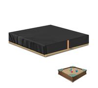 VANSHEIM Sandbox Cover Sandpit Canopy Waterproof UV Protection 150x150x20cm
