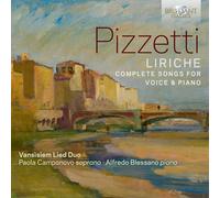 Vansìsiem Lied Duo/Paola Camponovo/Alfredo Blessano - Pizzetti: Liriche, Complete Songs for Voice & Piano