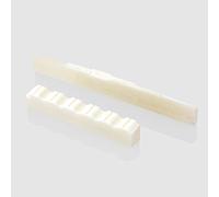 VANSON 52mm Carved Bone Nut & 80mm Compensated Bone Saddle for Classical Guitars CRVCMP+