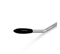 VANSON 5mm Chrome & Black Tip Tremolo Arm/Whammy Bar for Fender Mexican/USA Stratocasters, Screw-in (M5 Black)