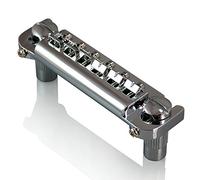 VANSON Chrome Wrap-around Combination Bridge for Les Paul Junior/Jnr, Melody Makers, Badass etc. (Chrome)