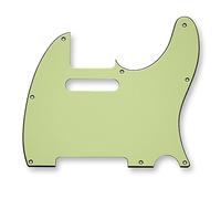 VANSON Premium Quality Scratchplate Pickguard DIRECT FIT for Fender USA MEX Telecaster, Tele, TC4 (3 Ply, Mint Green (MG/B/MG))