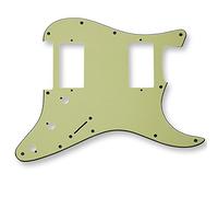 VANSON Premium Quality Scratchplate Pickguard DIRECT FIT for USA, MEX Fender Stratocaster Strat, HH (3 Ply, Mint Green (MG/B/MG))
