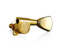 VANSON VN-04 Gold Tulip Tuners/Machine Heads, Right Handed 6 in-line for Stratocaster, Telecaster, Jackson, Ibanez, BC Rich, Schecter (Right Handed, Gold)