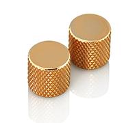 VANSON VP005 Gold Large Flat Top Push-On Knobs/Volume or Tone Control Knobs for Telecaster 'TL' Guitars (Gold)