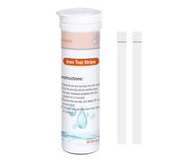 VANSUKY Iron Test Strips - 50 Strips, 0-100 mg/L, Fast & Accurate Water Testing for Drinking Water, Well Water, Aquarium, Pool, Spa, Industrial & Agricultural Use
