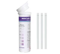VANSUKY Mercury Test Strips - 30 Pack, 0-5 mg/L Detection - Rapid Hg²⁺ Ion Testing for Cosmetics, Water, Lab & Education